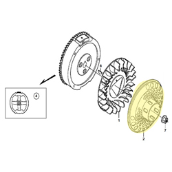 Poulie démarreur Grille Tambour HONDA 270