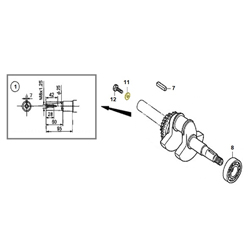Rondelle blocage grover Ø8 Honda