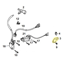 Attache fil bobine de lampe12V/25W