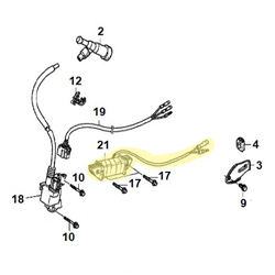 Bobine de lampe12V/25W pour mod. RDG4