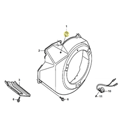 Agrafe plastique tuyau essence