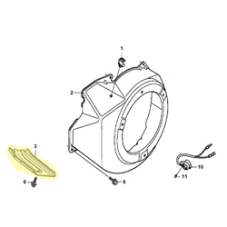 Plaque ventilation HONDA 270 RT2