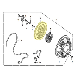 Poulie lanceur HONDA 270