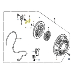 Cliquet rochet démarreur HONDA 270/390