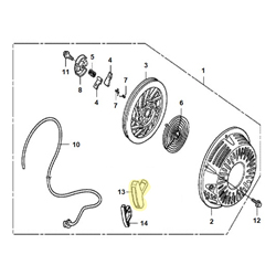 Poignée lanceur HONDA 270 RT2 (partie 1)