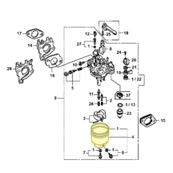 Cuve carbu HONDA 270 RHG4