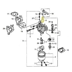 Volet starter HONDA 270
