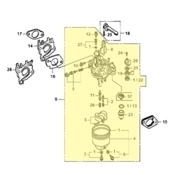Carburateur HONDA 270 spécial RT2 (BE21J A)