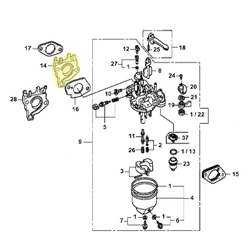 Isolant carbu HONDA 270