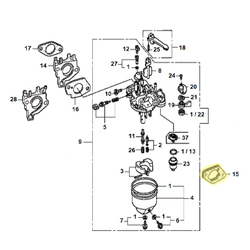 Entretoise carbu HONDA 270/390