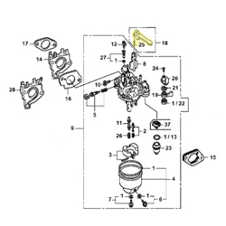 Levier starter HONDA 120 > 390