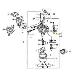 Joint de robinet essence HONDA 120 > 390