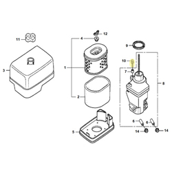 Vis H 6x22 embase coude filtre air HONDA
