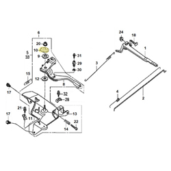 Rondelle blocage levier accél. HONDA