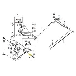 Ressort vis butée accélérateur HONDA 120 > 390