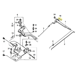 Boulon serrage bras régulateur HONDA 270 RHG4
