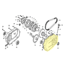 Carter embray. hydraulique HONDA 270