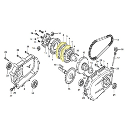 Disque embrayage acier HONDA 120 > 390
