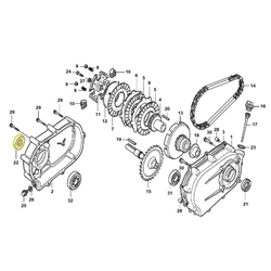 Joint spi 30x50x7 sortie embrayage HONDA 120>270