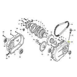 Joint torique 26x2.7 bouchon carter embrayage HONDA 120 > 390