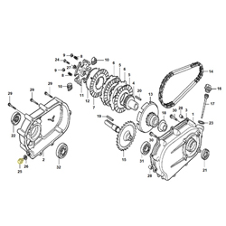 Boulon vidange carter embrayage HONDA 120/160/270