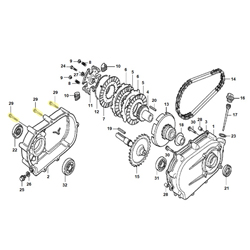 Boulon H 6x50 couvercle réducteur