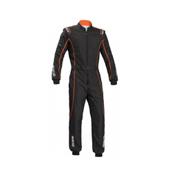 Combinaison SPARCO KS-3 Groove Noire/Orange - T.120 : 115-123 cm | 20-23 kg