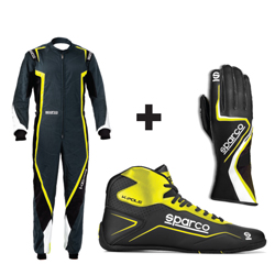 Kit pilote KERB gris/jaune/noir - ADULTE
