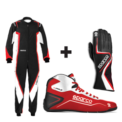 Kit pilote KERB noir/rouge - ADULTE