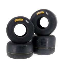 Set de 4 pneus kart KOMET K3M (Cat. X30 Senior, S125 Senior)