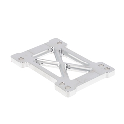 Réhausse de platine alu plate (inclinaison 0°)
