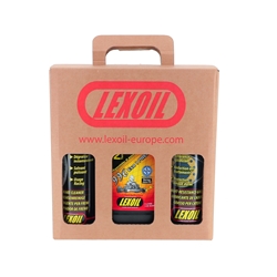 Pack LEXOIL Huile 996 Evo1 CIK-FIA + Graisse à chaîne + Nettoyant frein OFFERT