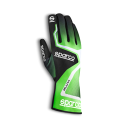 Gants Sparco RUSH vert/blanc