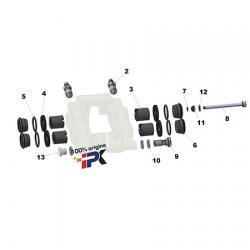 Kit rép. IPK ETRIER frein AV - KZ - V2/AR Monster m/c ffsa