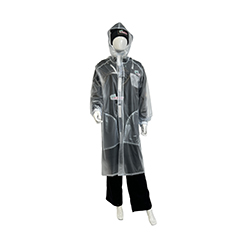 Veste pluie 3/4 imperméable à capuche ACTION
