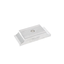 Bride platine aluminium plate 28x92