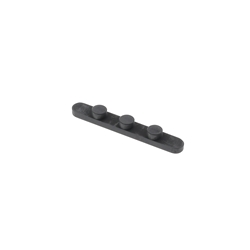 Clavette arbre AR 8x60 épaisseur 3.5 mm à 3 picots Ø7.5 mm entraxe 30 mm