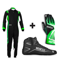 Kit pilote Thunder noir/vert - ADULTE