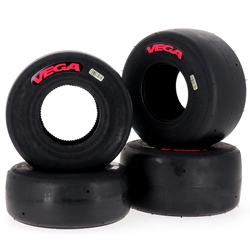 Set de 4 pneus kart VEGA M1 slick (Cat. CADET)