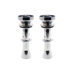 Lot de 2 trompettes chromée RR NOX Ø23 mm