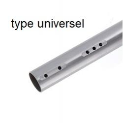 Arbre AR | L.1040mm Ø50 mm | Universel PR Racing (50/55 kg - standard - type B -  universel)