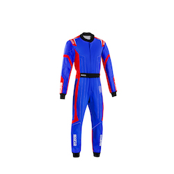 Combinaison Sparco THUNDER ADVANCED - Bleu/Rouge - ENFANT