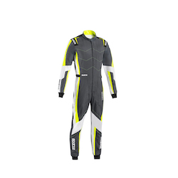 Combinaison Sparco KERB ADVANCED  - Gris/Jaune/Blanc - ADULTE