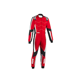 Combinaison Sparco KERB ADVANCED  - Rouge/Noir/Blanc - ADULTE