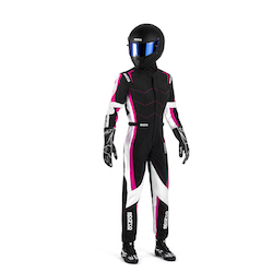 Kit pilote Kerb Advanced LADY Noir/Rose/Blanc Enfant