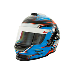 Casque Zamp RZ 42 CMR bleu/orange