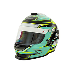 Casque Zamp RZ 42 CMR vert/argent (type KF)
