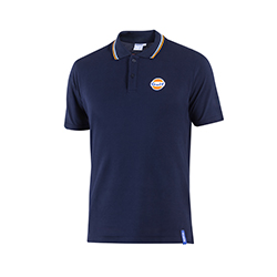 Polo Piqué - SPARCO x GULF - Bleu Marine