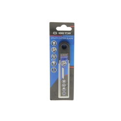 Lot de 10 lames de cutter 18 mm en acier carbone SK4