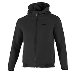 Veste à capuche zippée - SPARCO - Noire